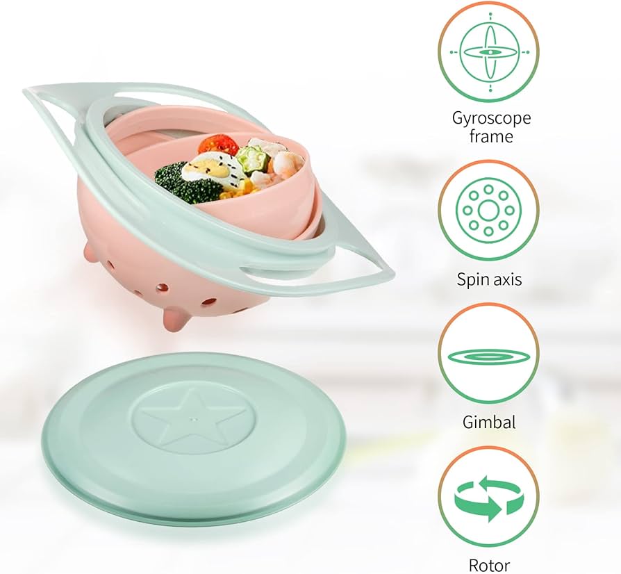 OrbitBowl™ - The 360° Spill-Proof Bowl