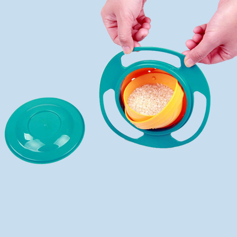 No-Spill Rotating Bowl