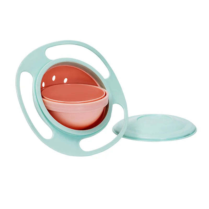 No-Spill Rotating Bowl